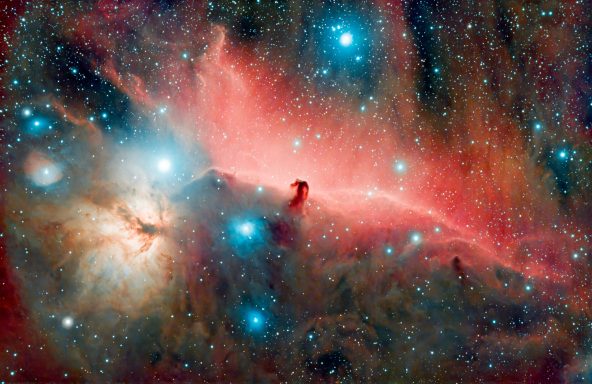 Pferdekopf + Flammennebel IC434 IC434